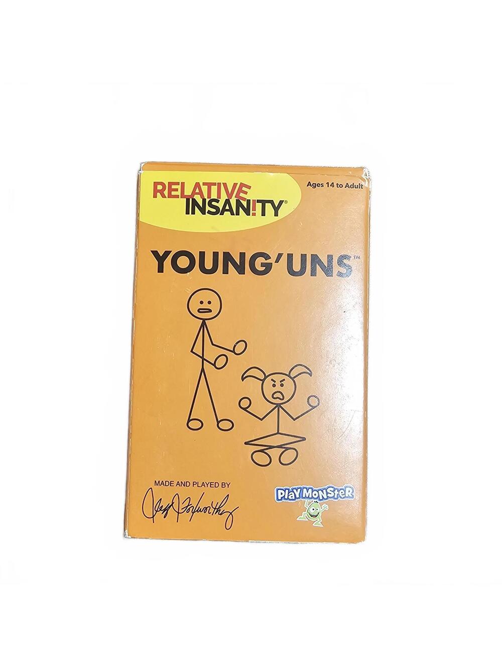 Relative Insanity Young'Uns Card Game New Open Box Party Family Jeff Foxworthy